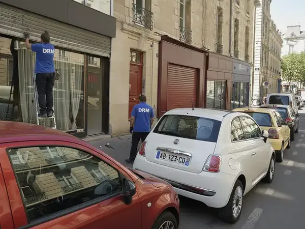Déblocage de rideau métallique bloqué à Drancy